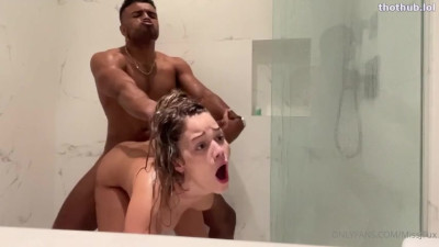 Missjfux OnlyFans leaked Missjfux shower sex on HDthot