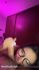Annabgo OnlyFans leaked Annabgo blowjob on HDthot