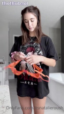 Natalie Roush OnlyFans leaked Natalie Roush - Floral Lingerie Try On on HDthot