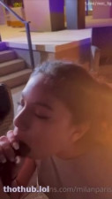 Themilaangel OnlyFans leaked themilaangel blowjob on HDthot