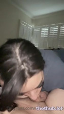 WhoaHannahJo OnlyFans leaked WhoaHannahJo Blowjob w/ Facial on HDthot