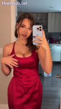 Sofia Gomez OnlyFans leaked Sofia Gomez Red Dress on HDthot