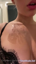 Lilith Cavaliere OnlyFans leaked Lilith Cavaliere Cum on Tits on HDthot