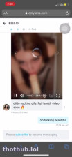 OnlyFans leaked Elsaaa on HDthot