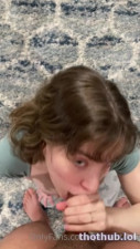 Samantona OnlyFans leaked Samantona Blowjob Swallowing on HDthot