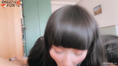 Sweetie Fox OnlyFans leaked Sweetie Fox - Asian Schoolgirl Deepthroat And Fucking on HDthot
