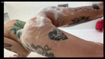 Taylor White OnlyFans leaked Taylor White - Nude Soapy Shower on HDthot