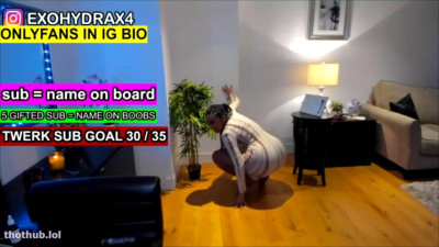 Exohydrax OnlyFans leaked Exohydrax shaking ass on stream on HDthot
