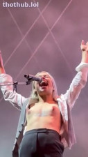Pho OnlyFans leaked Phoebe Bridgers_Topless Live on HDthot