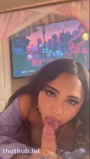 Layladeline OnlyFans leaked layladeline pov blowjob on HDthot
