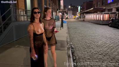 Flashing Emma OnlyFans leaked Flashing Emma NYC Public Livestream Part 2 on HDthot