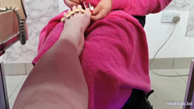 OnlyFans leaked Carly Rae Summers BTS Pedicure , on HDthot